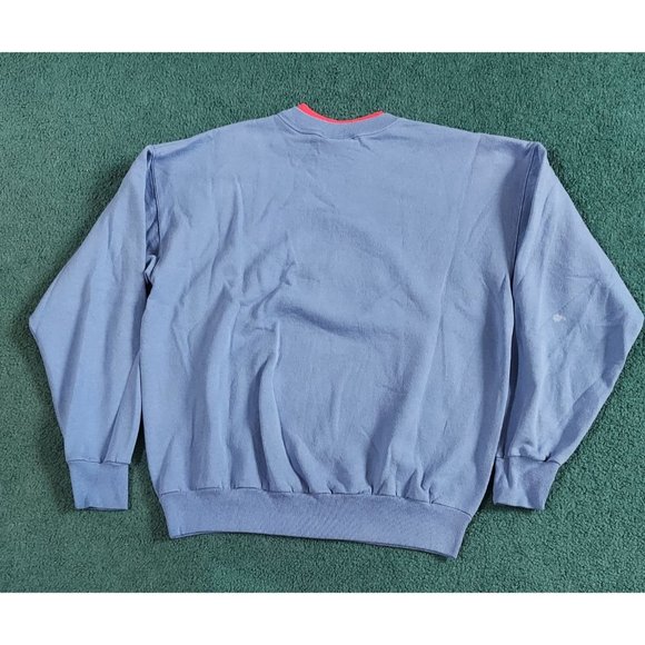 Vintage Christmas MC Energy Sportswear Sweater Snowman Snow Happens Size L - Picture 7 of 7